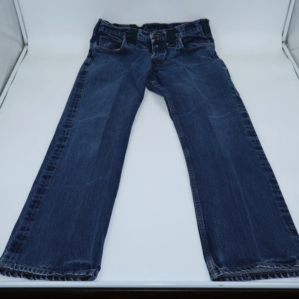 Kitanica Mens Tactical Denim Jeans Made in USA Dark Wash Straight Leg Size 36x30